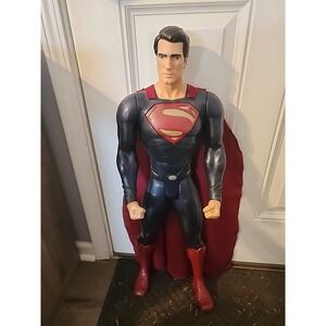 Superman 31" Man Of Steel Jakks Pacific Giant Action Figure Vintage VGUC